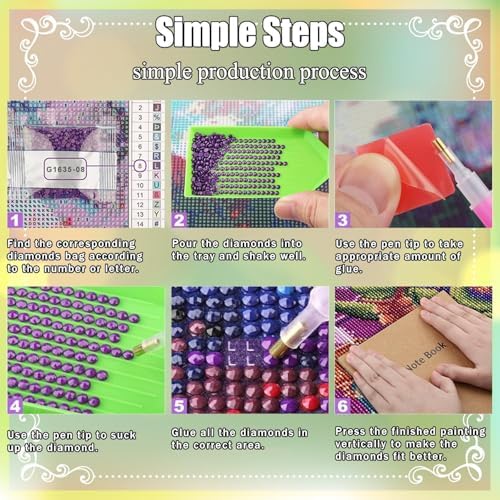 HITO Cherry Pearl Diamond Painting Kits for Adults Pearl Diamond Art Kits - Image 7