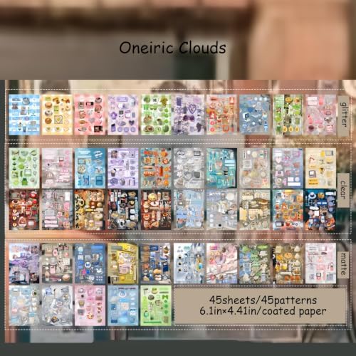 Japanese Sticker Books for Scrapbook Supplies, Cute Stickers for Journaling - Image 2