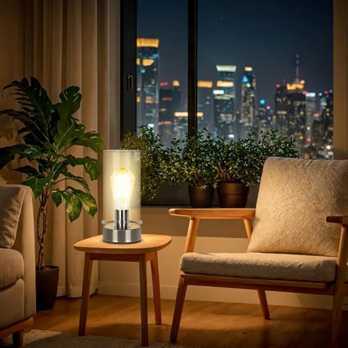 Bedside Nightstand Lamp for Bedroom Living Room, Modern Desk Lamp - Image 4
