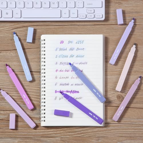 Mr. Pen- Aesthetic Highlighters No Bleed, 10 Pack, Assorted Colors | Chisel Tip, Cute Highlighters Assorted Colors for Journaling, Highlighting, Underlining, Fast Dry, Back to School Supplies - Image 7
