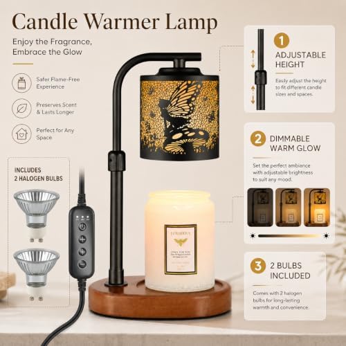 kobodon Candle Warmer Lamp Birthday Gifts for Women Mom (Flower Fairy) - Image 2