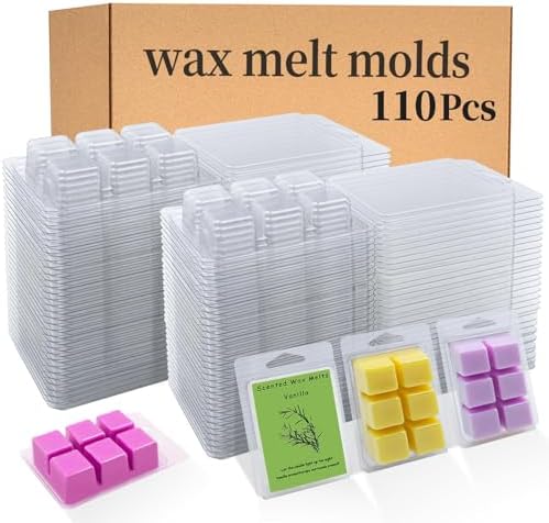 Thickened Wax Melt Molds Containers Clamshells for Wax Melts by Unknown