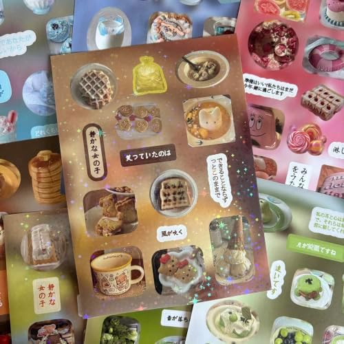 Japanese Sticker Books for Scrapbooking, Journal Stickers for Journaling - Image 4
