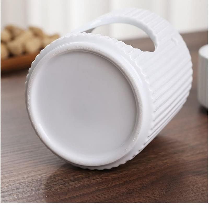 Stylish Stripe Design Ceramic Tealight Candle Holder Oil Burner, Essential Oil Incense Aroma Diffuser Furnace Home Decoration Romantic White - Image 6