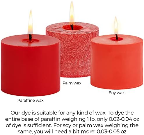 Red Candle Dye 2 oz for Soy Candle Making – Wax Color Chips - Image 5