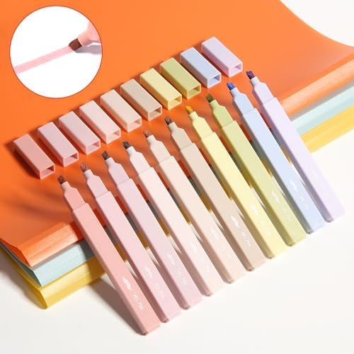 Mr. Pen- Aesthetic Highlighters No Bleed, 10 Pack, Assorted Colors | Chisel Tip, Cute Highlighters Assorted Colors for Journaling, Highlighting, Underlining, Fast Dry, Back to School Supplies - Image 7