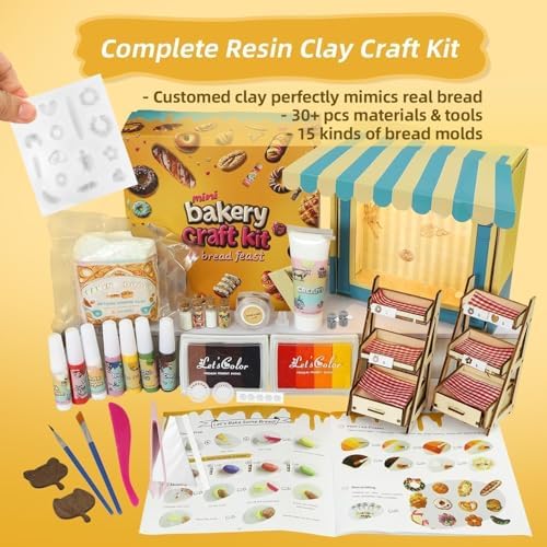 iLAND Crafts for Teens 14-16 Adults Bakery DIY Clay Art Kit, Birthday Gifts - Image 2