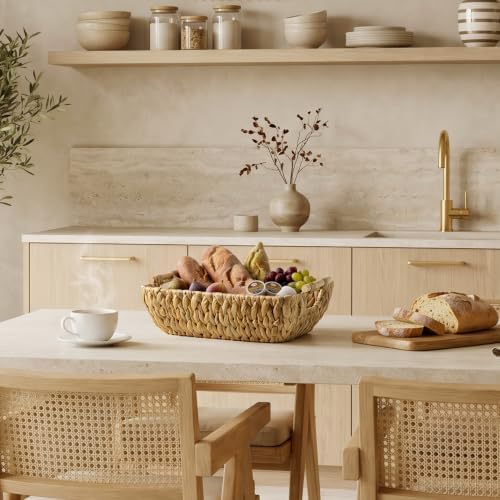 StorageWorks Wicker Baskets for Organizing, Water Hyacinth Storage Baskets - Image 6