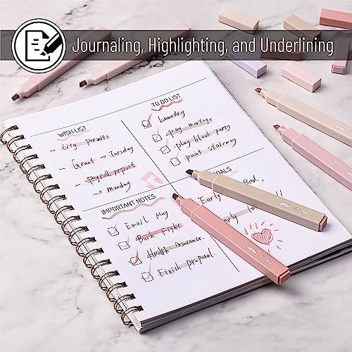 Mr. Pen- Aesthetic Highlighters No Bleed, 8 Pack, Assorted Colors | Chisel Tip, Cute Highlighters Assorted Colors for Journaling, Highlighting, Underlining, Fast Dry, Back to School Supplies - Image 4
