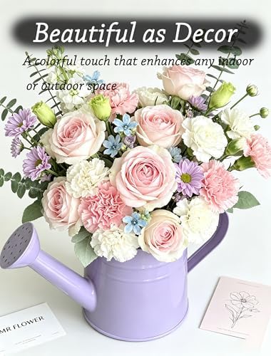 Small Watering Can for Indoor Plants, Purple, 1L - Image 2