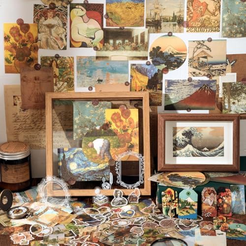 200PCS Vintage Scrapbook Paper Journaling Scrapbooking Supplies Kit Retro Decorative Craft Paper Assorted for Bullet Junk Journals Card Making Craft DIY, Written Letters - Image 3