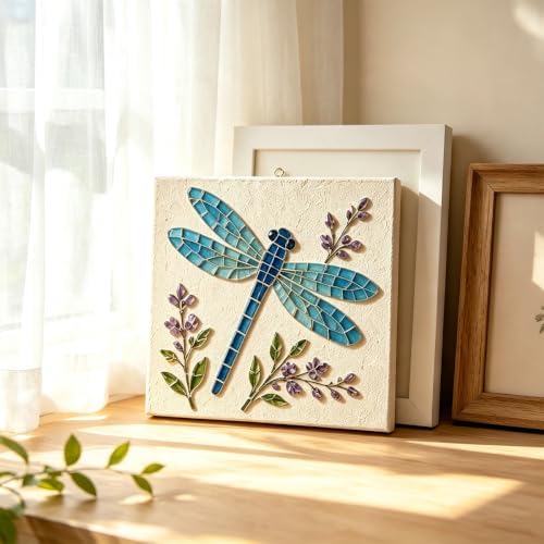 Garden Flowerpot Mosaic Art Kit Floral,Mosaic Art Kits for Adults，Style G by Unknown