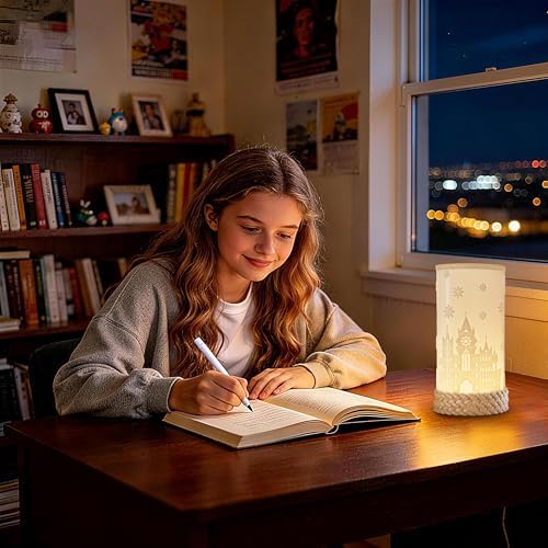 Rotatable Cordless Table Lamp, 3 Color Temperature Bedside Lamps with USB C Charging, Touch Control Rechargeable Battery Powered Nightstand Lamp for Bedroom, Nursery, Home Decor - Image 4