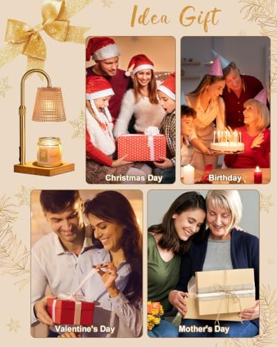 Amber Candle Warmer Lamp with Timer, House Warming Gifts New Home Decor - Image 5