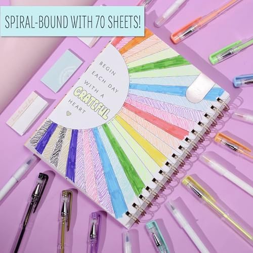 STMT Positivity Journaling Set, Includes Over 1500 Supplies, Self Care, Guided, Daily Journal, Great Gifts - Image 6