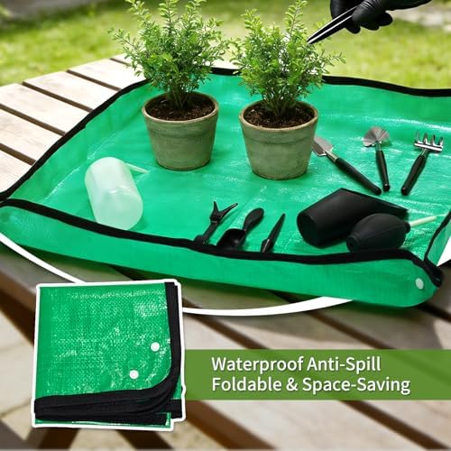 Gute 30Pcs Mini Succulent Tools Set,Plant Care Kit w/Repotting Mat - Image 2