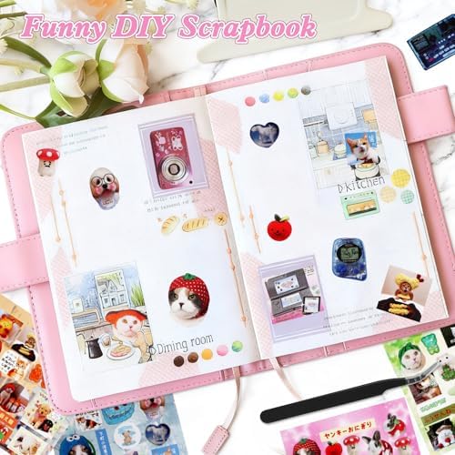 650Pcs Japanese Sticker Book for Journaling Adult, Cute Scrapbook Stickers - Image 6