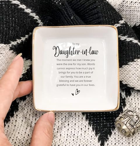 Daughter In Law Ring Dish - Jewelry Storage, Birthday Gift From Mother In Law - Image 6