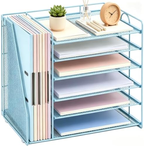 gianotter 6-Tier Paper Organizer With Magazine Holder by gianotter