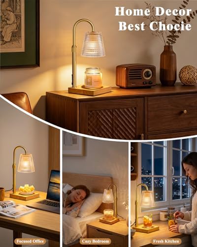 Hong-in Candle Warmer Lamp with Timer, House Warming Gifts New Home Decor - Image 5