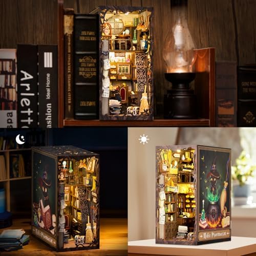 Fsolis Book Nook Kit, Booknook Halloween (Magic Pharmacist) - Image 2