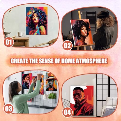Sherr 75 Pcs 15 Set Pre Drawn Canvas Kit for Painting Craft Sip Paint Kit - Image 5