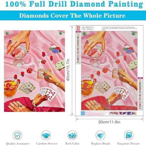 12 Pack Poker Diamond Art Kits for Adults Diamond Painting Kit for Beginner - Image 4