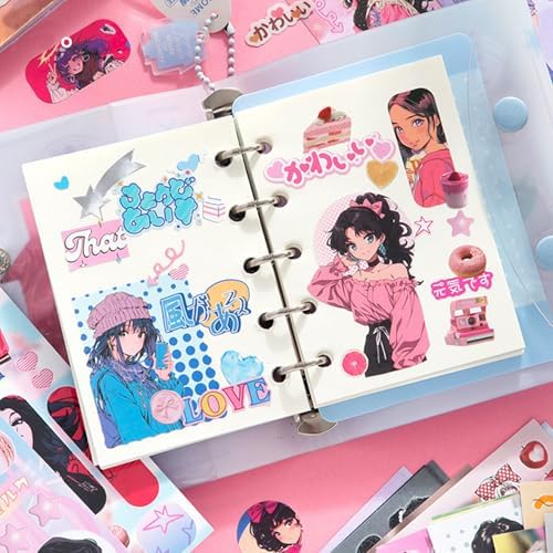 2-in-1 Japanese Sticker Set, 650+ Showa & 800+ Y2K Designs - Image 5