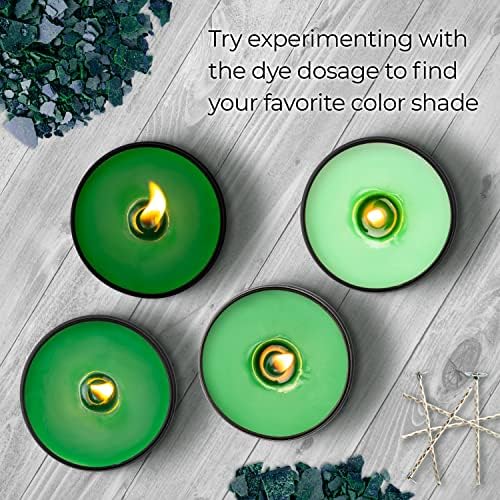 Green Candle Dye 2 oz for Soy Candle Making – Wax Color Chips - Image 6
