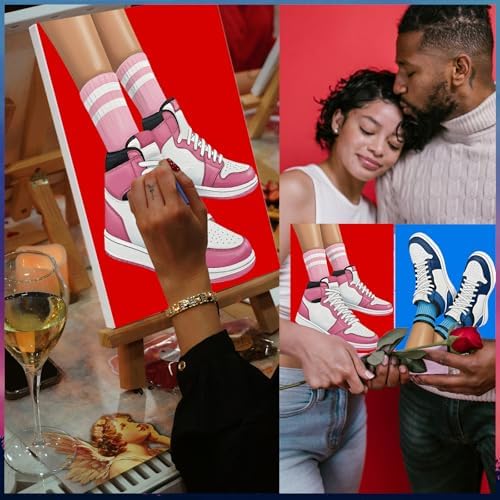 PAILIM Paint and Sip kit for Adults Couple Pre Drawn Canvas Party Kits - Image 3