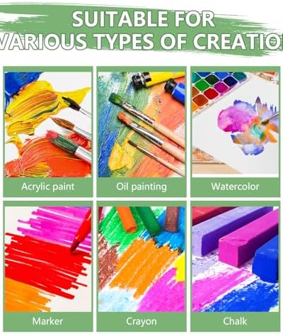 Canvas Boards for Painting 8x10, 5 Pack Canvases for Painting Cotton Primed Acid Free Blank Canvas Panels for Watercolor, Oil Paint, Gouache, Acrylic Paint and Tempera. - Image 4