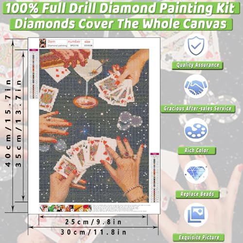 Square Diamond Art Kits for Adults Cute Diamond Painting Kit for Beginner - Image 4