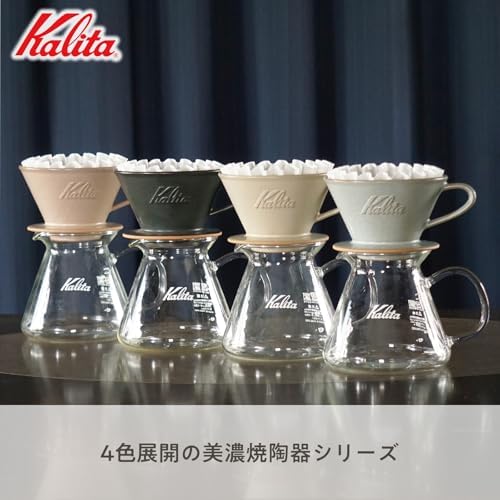 Carita Coffee Dripper Mino Ware High Heat Retention Pottery, For 2-4 People, Sand Beige, #02101, Wave Series, Made in Japan, Drip Equipment, For 2 People, For 4 Cups, Porcelain, Stylish, Outdoor - Image 7