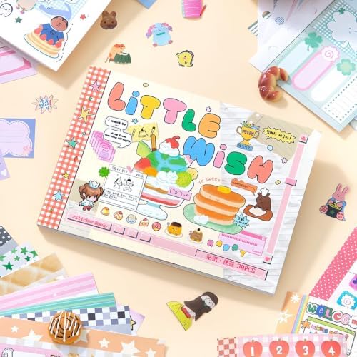 Japanese Sticker Book for Scrapbooking Supplies,Kawaii Scrapbook Stickers - Image 3