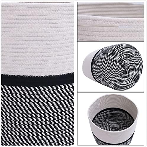 Cotton Rope Plant Basket Woven Basket for 10" 11" Pot - Image 4