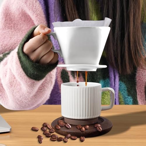 hailanbao Handmade Pour over Ceramic Coffee Dripper - Image 6