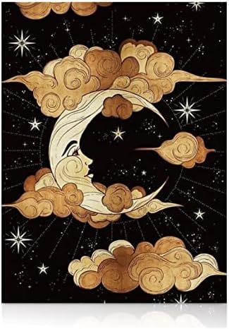 Moon Landscape Diamond Art for Adults Celestial Night Sky 5D Painting 12x16 by ModernMerch