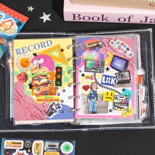 Retro Sticker Book, 2 Set Sticker Books, Vingtage Color - Image 5