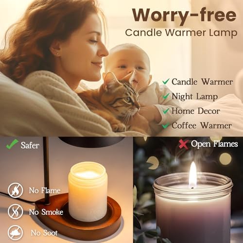 Marycele Candle Warmer Lamp with Timer, Electric Wax Lamp Gifts Home Decor - Image 3