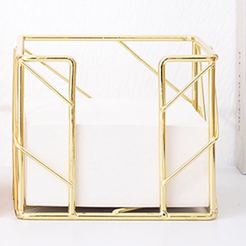 2Pcs Post sticky Note Holder + Pens Holders,Desk organizer sets,Gold Metal suit for Desk Memo,tableware,flowers,toothbrush,cute pencil holder ,Home Office decor and Accessories,Makeup Brushes Cup. - Image 3