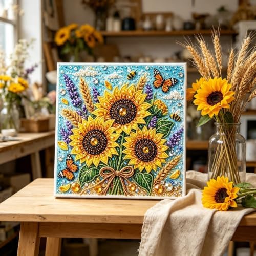 DIY Pearl Art Kit for Adults (Sunflowers) - Image 2