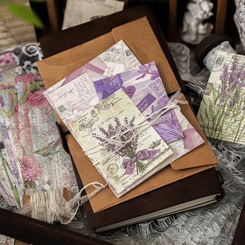 400PCS Vintage Scrapbook Paper Journaling Scrapbooking Supplies Kit Aesthetic Decorative Craft Paper Assorted for Bullet Junk Journals Card Making Craft DIY, Past Stories - Image 6