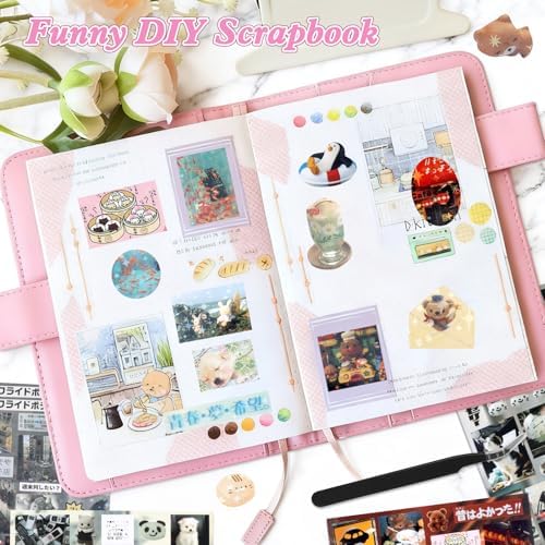 990Pcs Japanese Sticker Book for Journaling Adult, Cute Scrapbook Stickers - Image 4