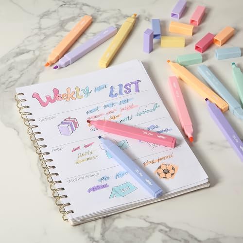 Mr. Pen- Aesthetic Highlighters No Bleed, 10 Pack, Assorted Colors | Chisel Tip, Cute Highlighters Assorted Colors for Journaling, Highlighting, Underlining, Fast Dry, Back to School Supplies - Image 6