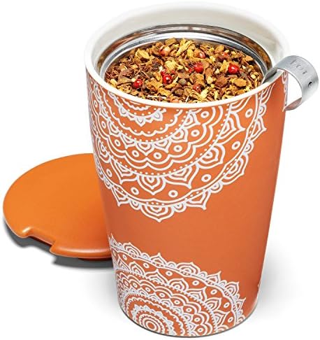 Tea Forte Double-Walled Ceramic Kati Cup, Chakra, 12 oz - Image 4
