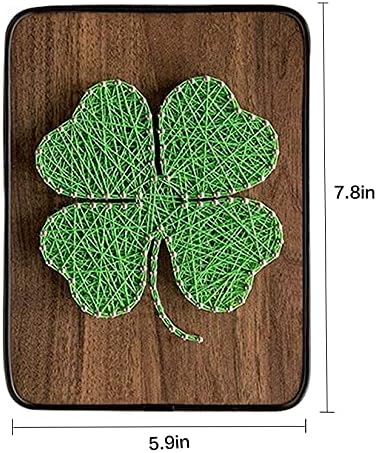 BAZIMA DIY String Art Kit for Beginner,Unique Gift, DIY Clover Craft Kit,Craft Kit for Holidays - Image 3
