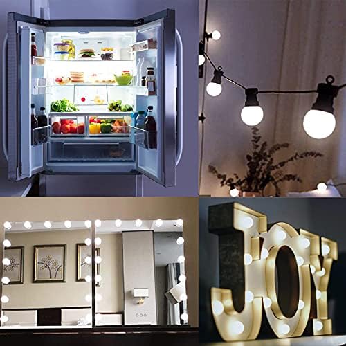 G40 1.5w Dim Led Bulb Equal 15 Watt Light Bulbs Bright White 6000k - Image 2