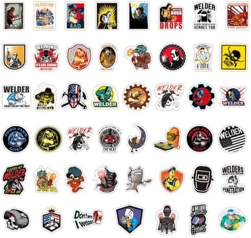 200 PCS Funny Hard Hat Stickers - Waterproof Vinyl Stickers for Adults (No Repeat) - Sarcastic & Breakroom Humor for Helmets, Toolboxes, Cars, Water Bottles, Laptops - Blue Collar Gifts for Men - Image 5