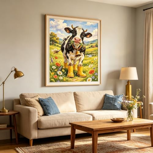 BYGFHLYW 5D Cow Diamond Painting Kit for Adults, Animal Diamond Art Kits - Image 2