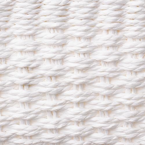 LA JOLIE MUSE Small Wicker Baskets for Organizing, White 3 Pack - Image 6